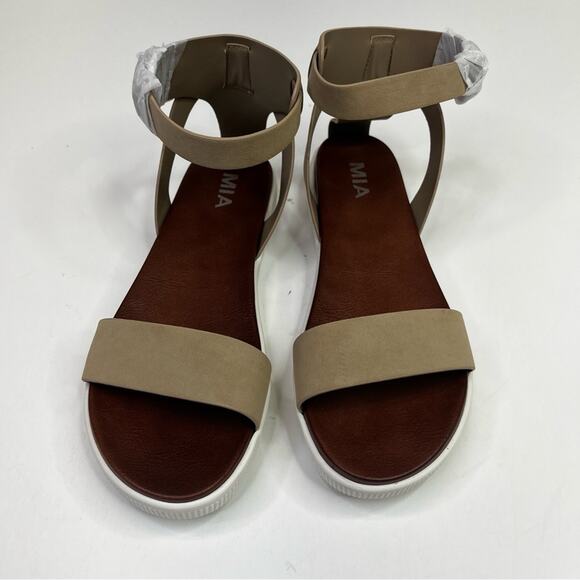 MIA Ellen Round Toe Platform sandals sand tan - 8.5 - Picture 5 of 13